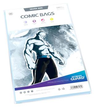 Ultimate Guard Comic Bags Silver Size (100)